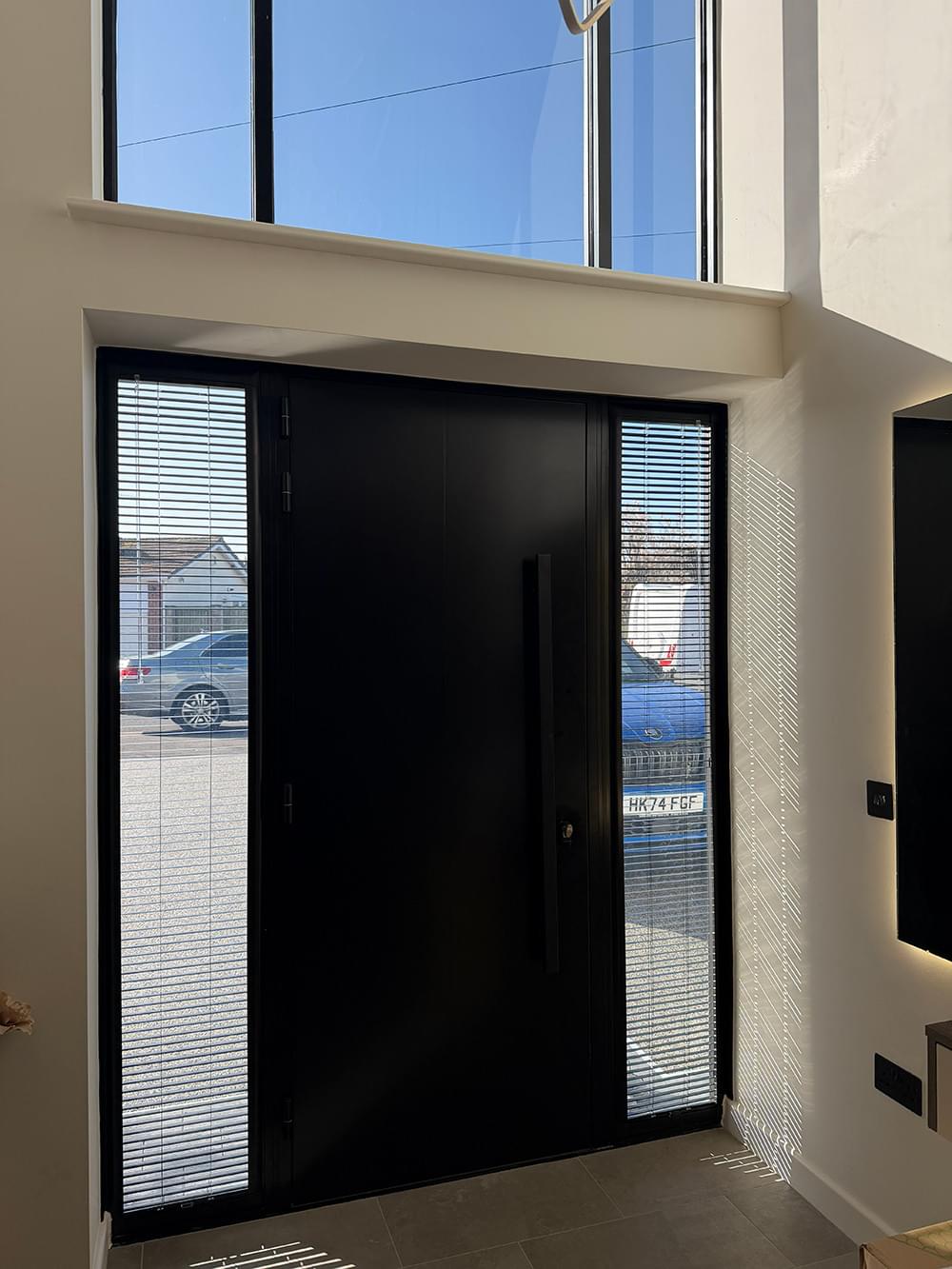 Completed front entrance at Rise Park